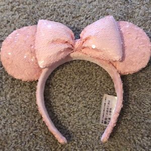 Millennial pink Mickey ears
